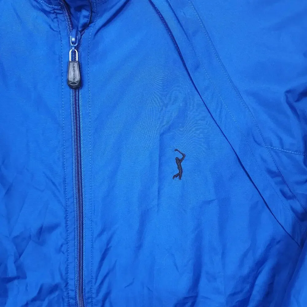 PGA TOUR hidden hood full zip Windbreaker Lightweight Large L